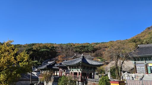 석모도 보문사 전경