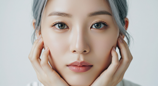 여성의 클로즈업 초상화
