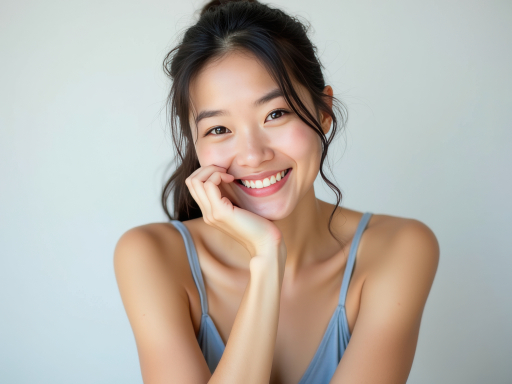 웃는 여자