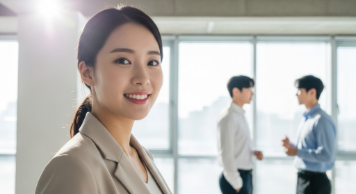 사무실 여성